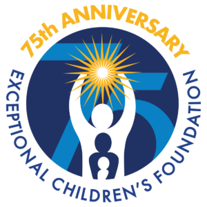 Exceptional Children's Foundation 75th Anniversary Logo