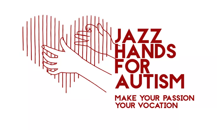 Jazz Hands For Autism Logo.